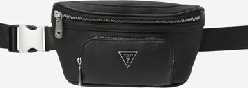 Borsetă de la GUESS pe negru: față