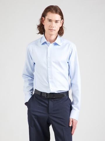 Coupe slim Chemise ETON en bleu : devant