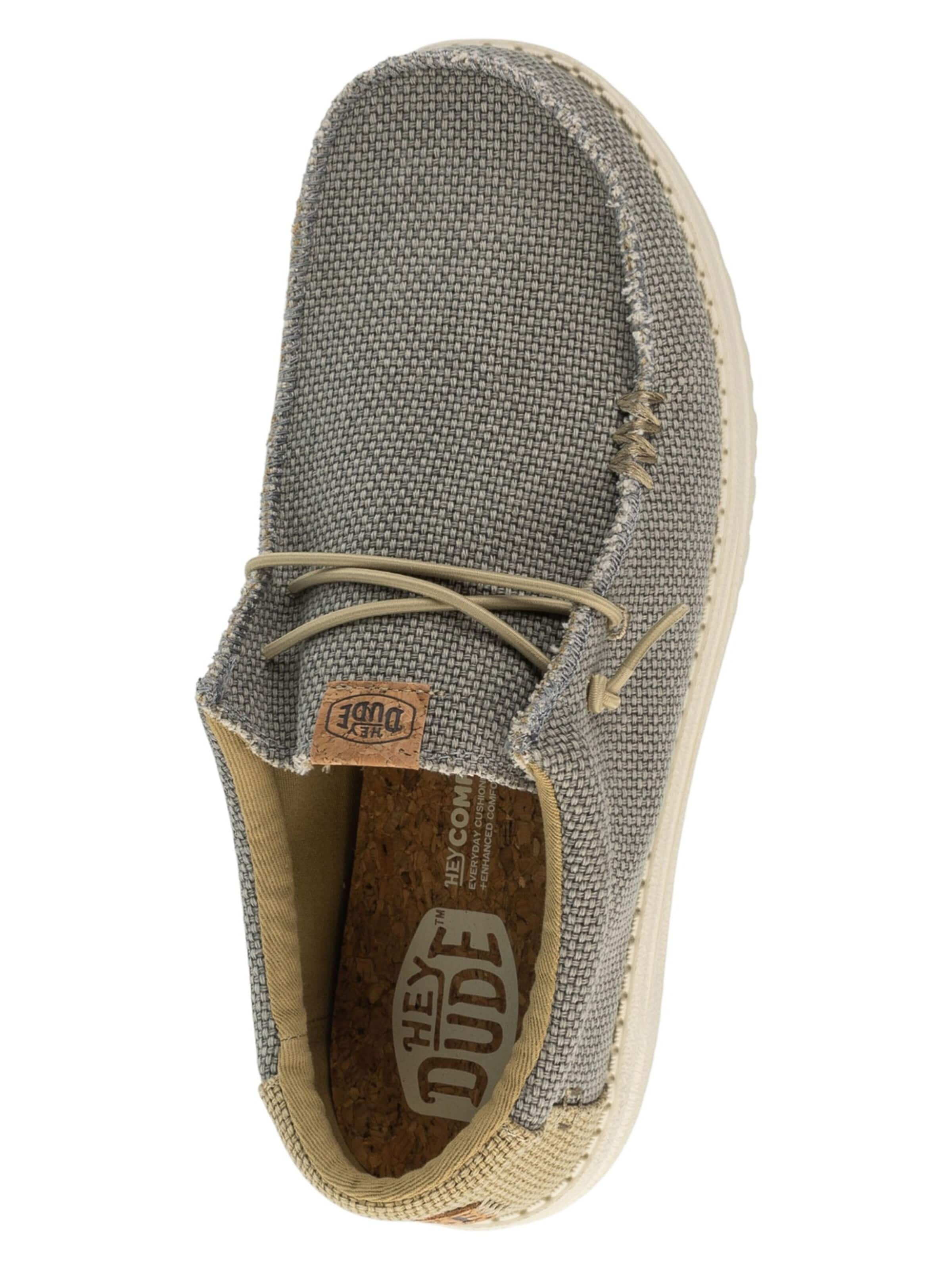 HEY DUDE Mocassins 'Hey Dude Wally Braided' in Grijs