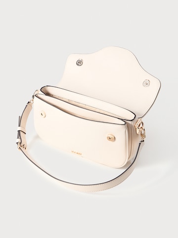 GUESS - Mala de ombro 'DEA' em branco