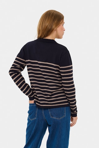 SAINT TROPEZ Sweter 'MilaSZ' w kolorze niebieski