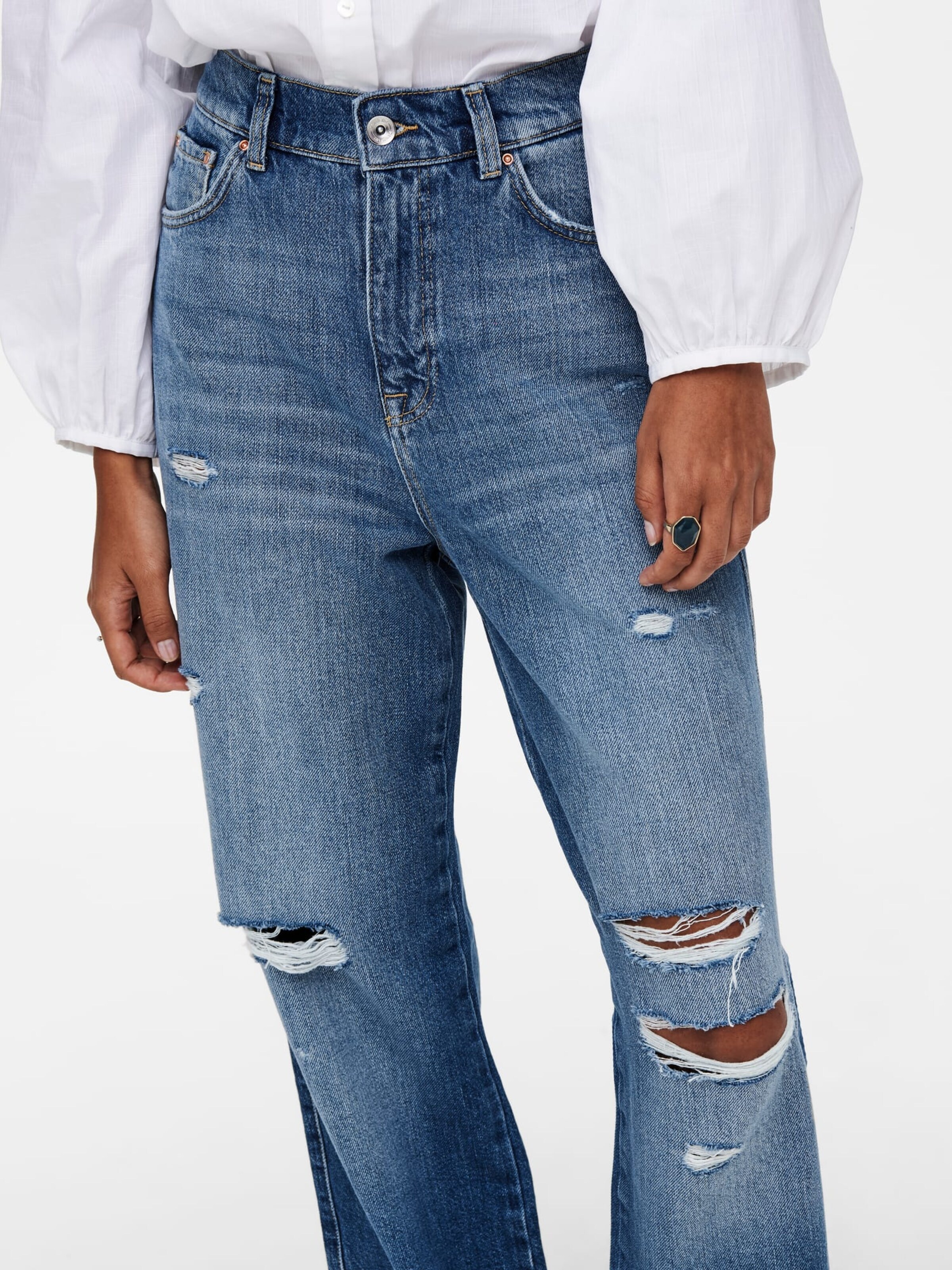 ONLY Baggy Jeans in Blauw