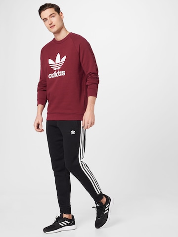 ADIDAS ORIGINALS - Sweatshirt 'Adicolor Classics Trefoil' em vermelho