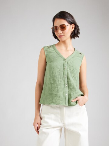 Camicia da donna 'VMNATALI' di VERO MODA in verde: frontale