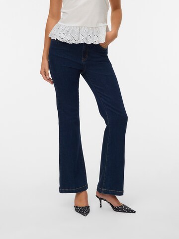VERO MODA - Flared Calças de ganga 'VMTanna' em azul: frente