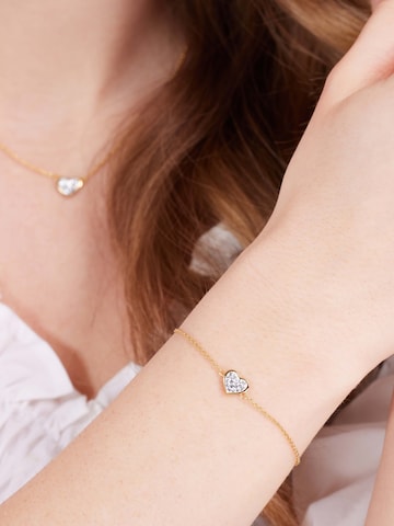 Lucardi Armband in Gold: Vorderseite