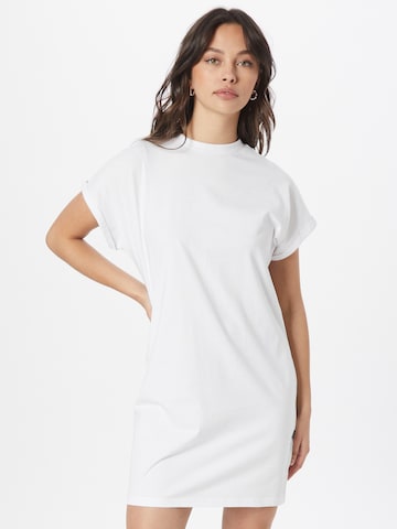 Urban Classics Dress in White: front