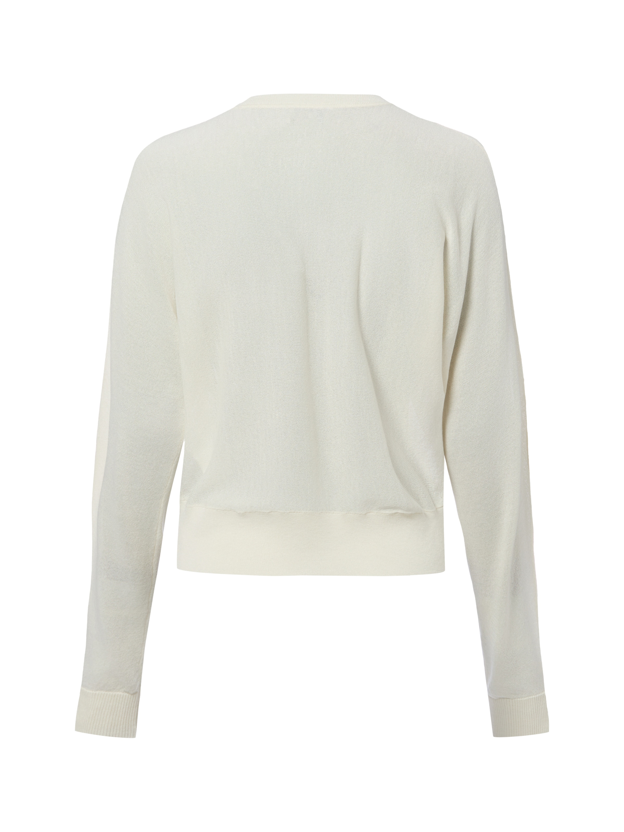 OPUS Gebreid vest in Wit