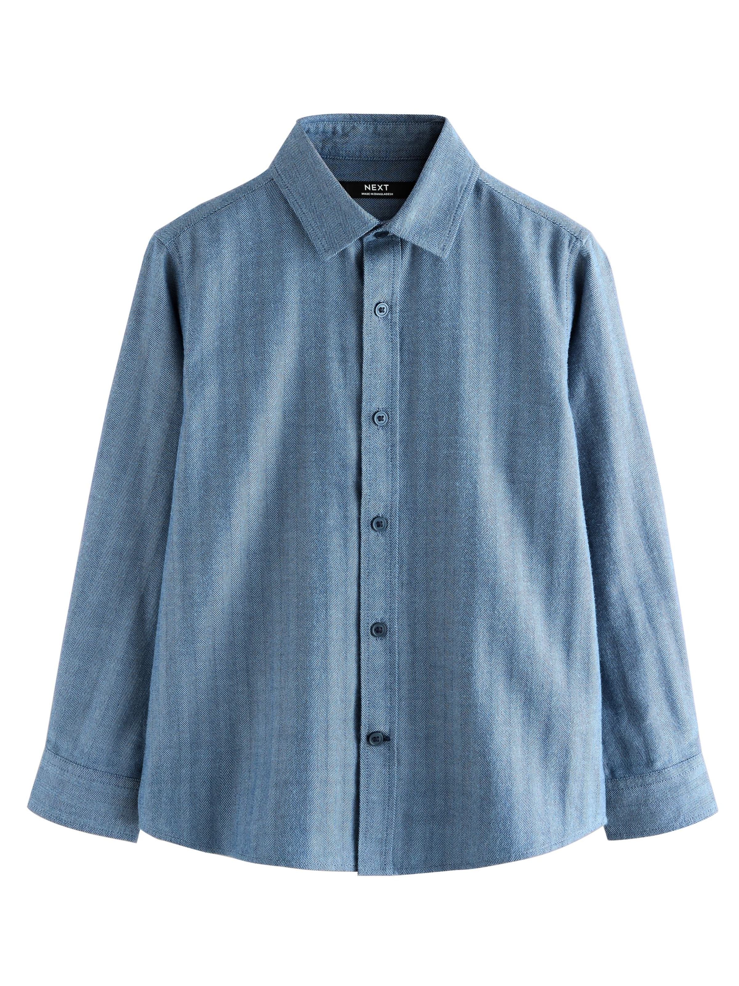 Next Hemd in royalblau / dunkelblau, Produktansicht