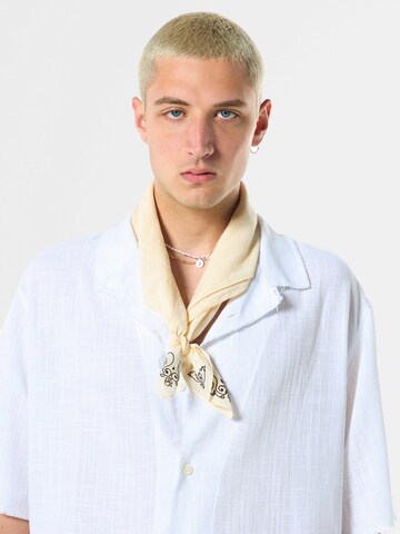 VAMOS CLO Comfort fit Button Up Shirt 'Irving' in White
