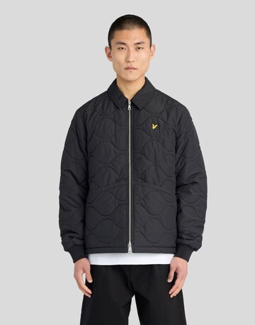 Lyle & Scott Tussenjas in Zwart: voorkant