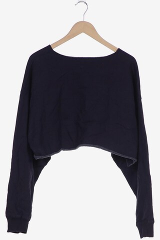 Brandy Melville Sweatshirt & Zip-Up Hoodie in L in Blue