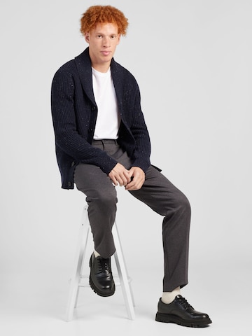 SELECTED HOMME Knit Cardigan 'Land' in Blue