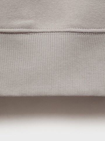 MANGO Zip-Up Hoodie in Grey