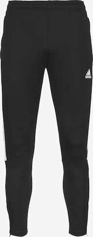 ADIDAS SPORTSWEAR Workout Pants 'Tiro 21 Sweat' in Black: front