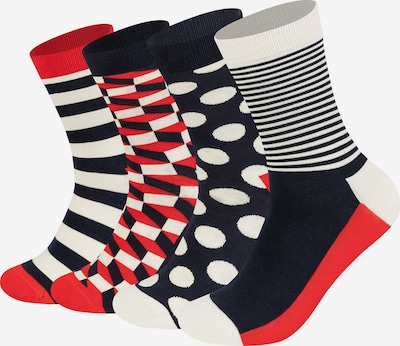 Happy Socks Sukat värissä laivastonsininen / punainen / valkoinen, Tuotenäkymä
