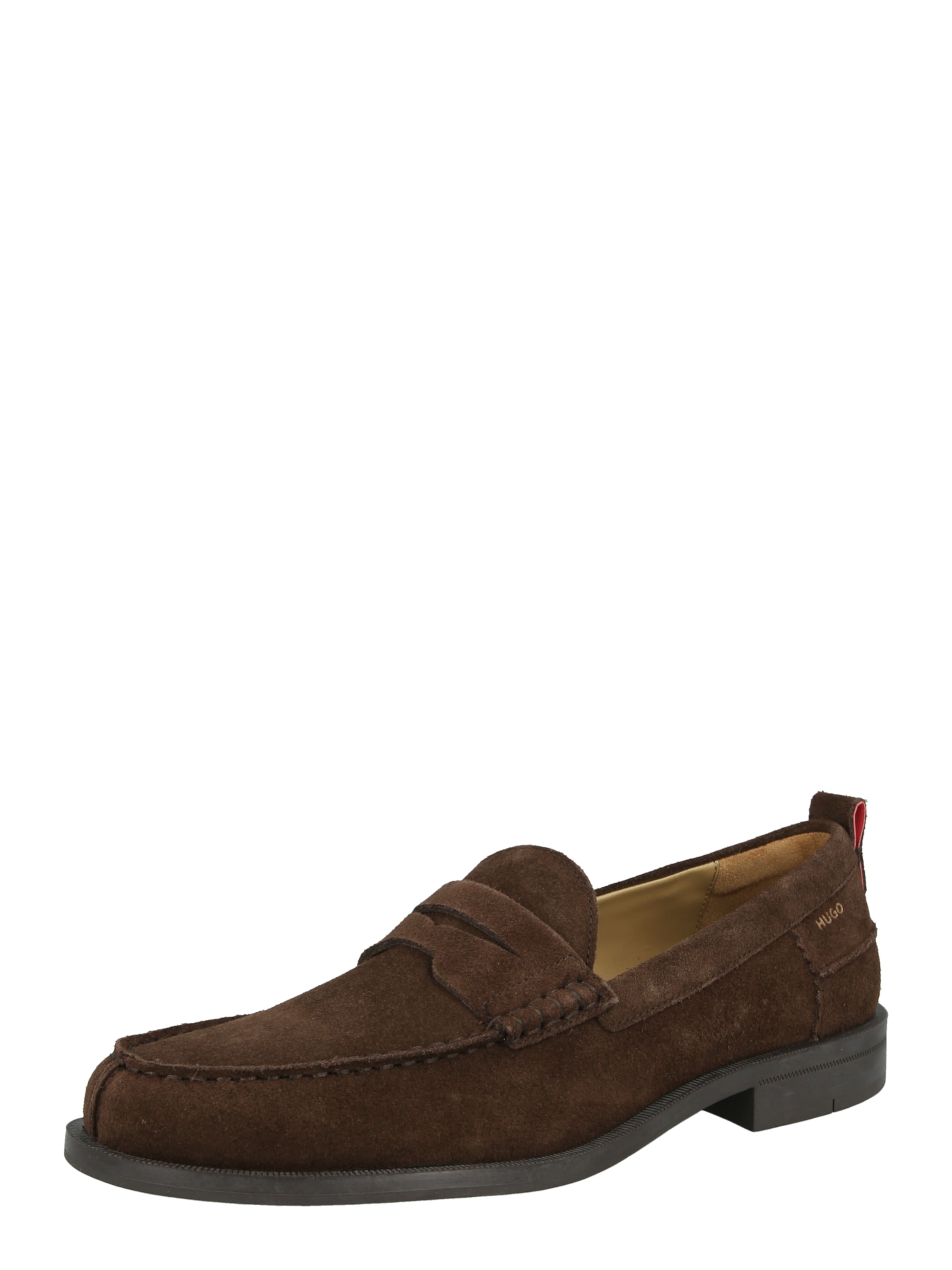 HUGO Moccasins 'Varian' in Brown: front