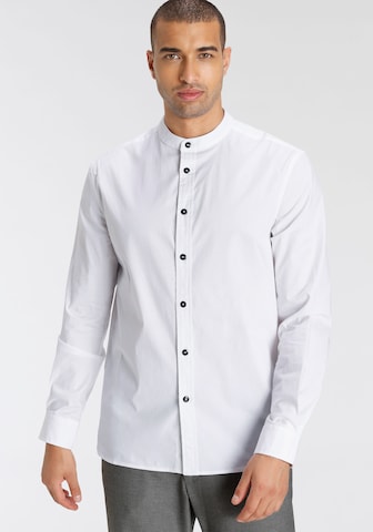 BRUNO BANANI Regular fit Business Shirt in White: front