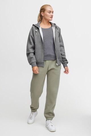 Oxmo Zip-Up Hoodie 'Andie' in Grey