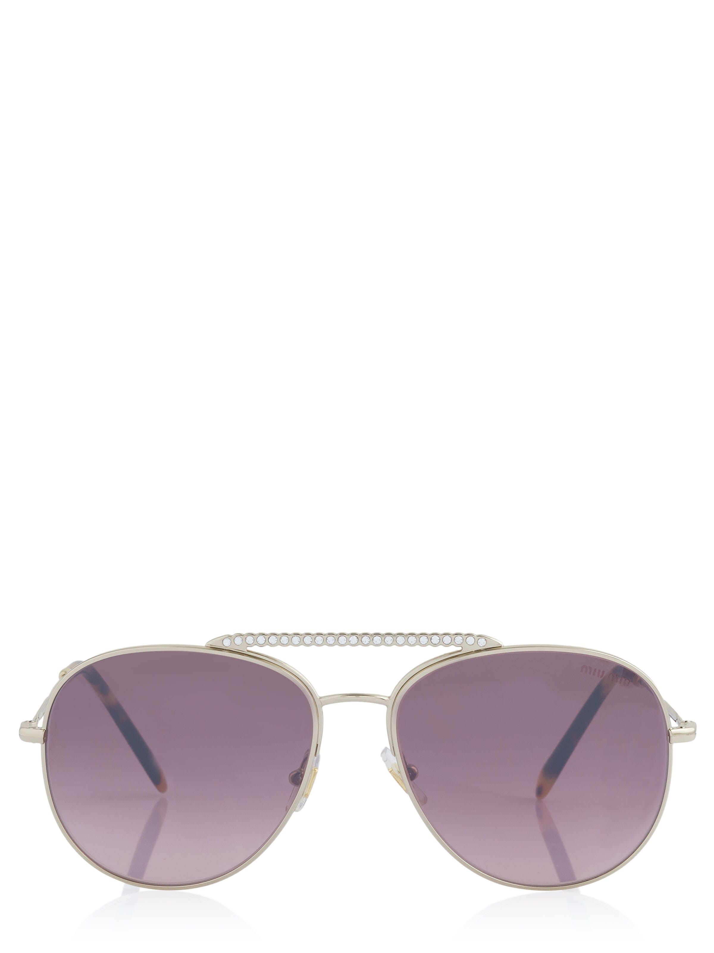 Miu Miu Solbriller 'Miu Miu Sonnenbrille' i guld