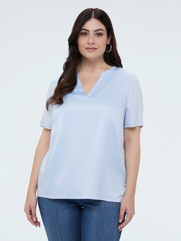 Chemisier Fiorella Rubino en bleu