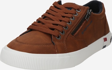 TOM TAILOR Sneaker in Braun: Vorderseite