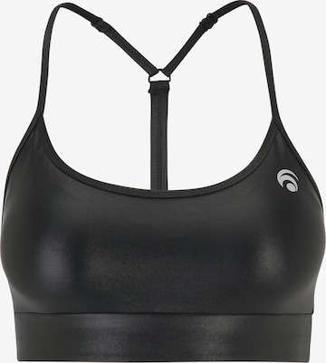 OCEANSAPART Bustier Sport bh 'Kimmy' in Zwart: voorkant