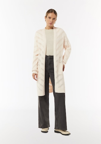 COMMA Strickjacke in Beige: Vorderseite