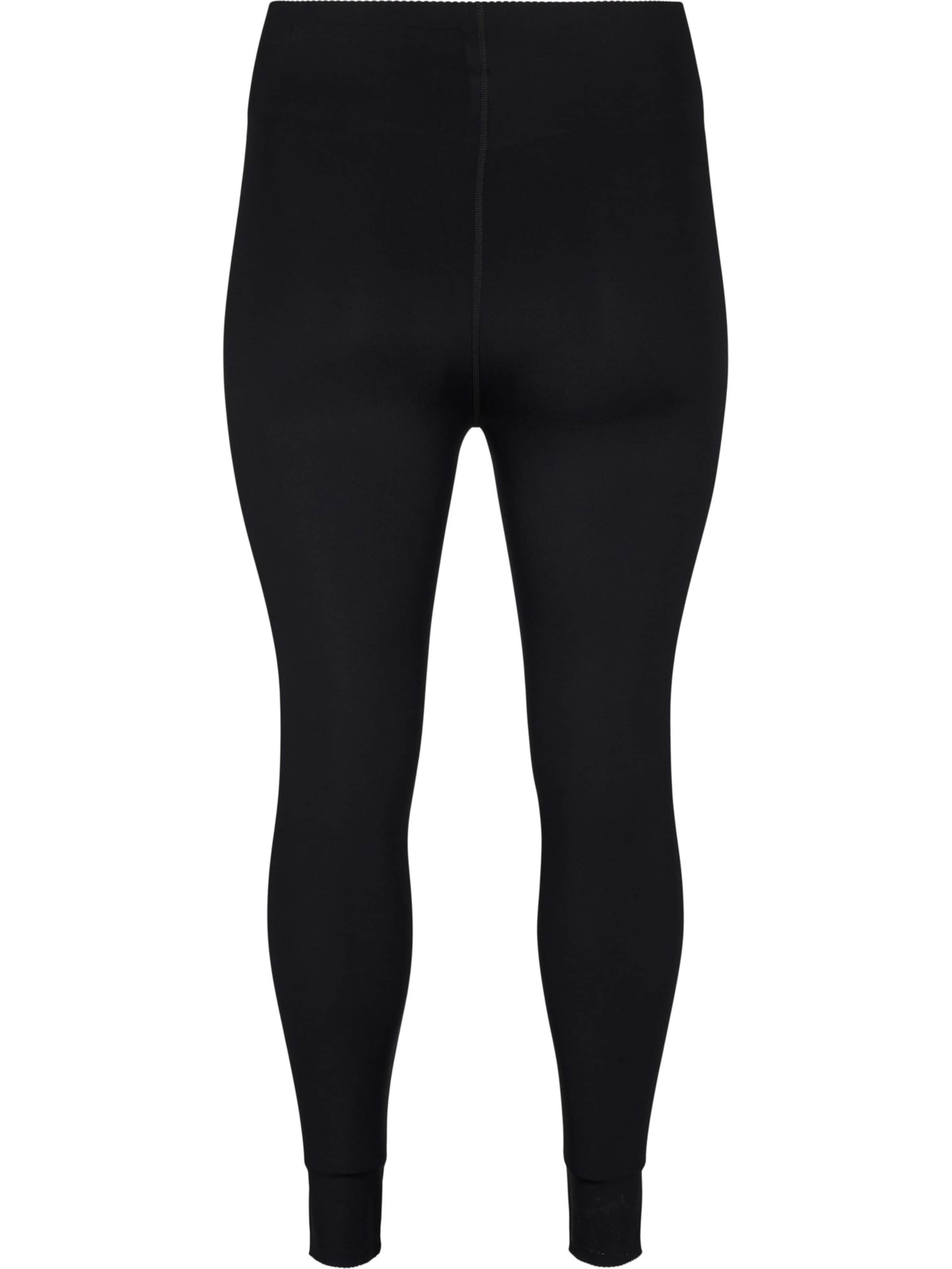 Active by Zizzi Skinny Sportsbukser 'ADORTHE' i sort