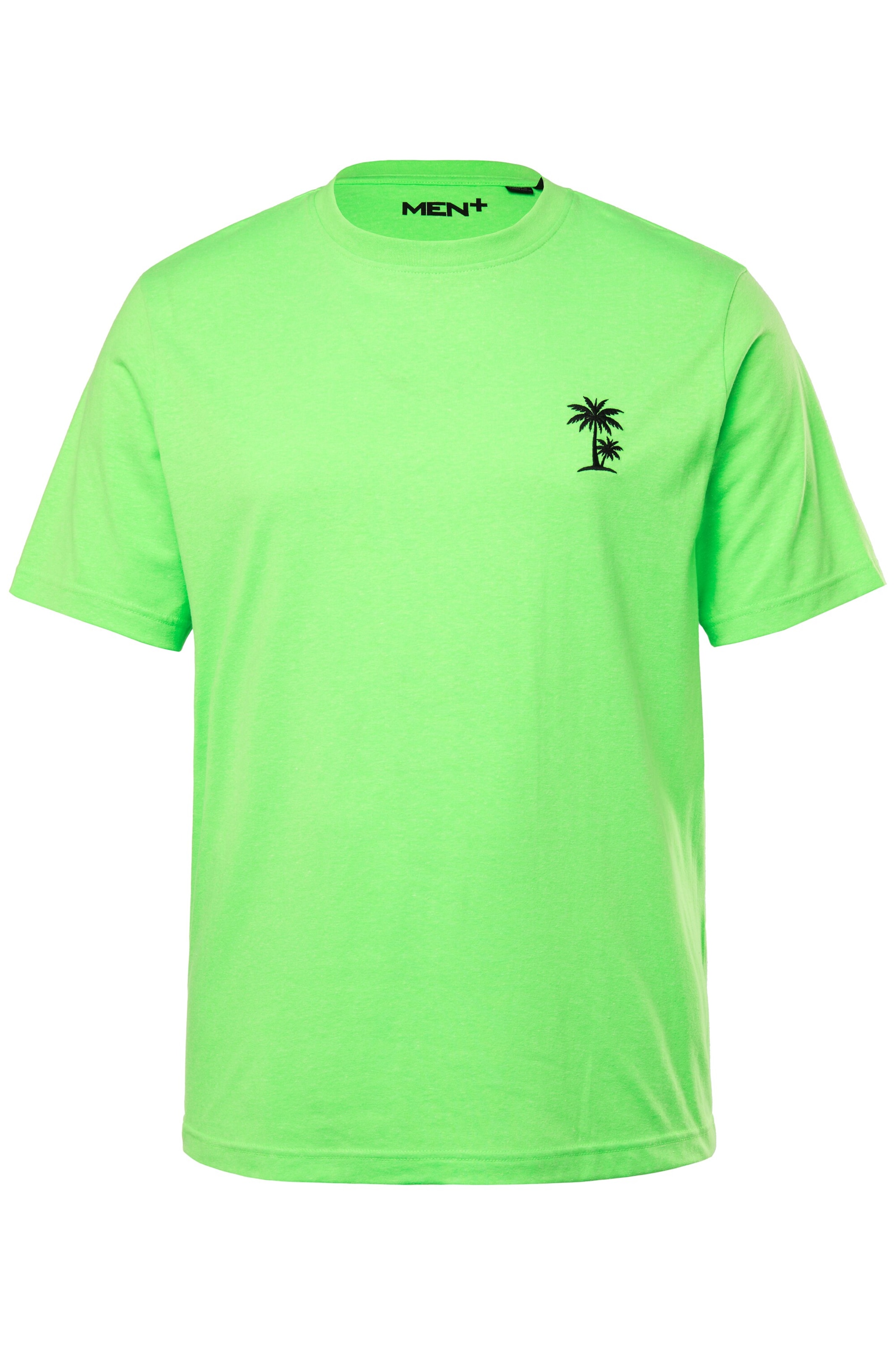 Men Plus Shirt in Green: front