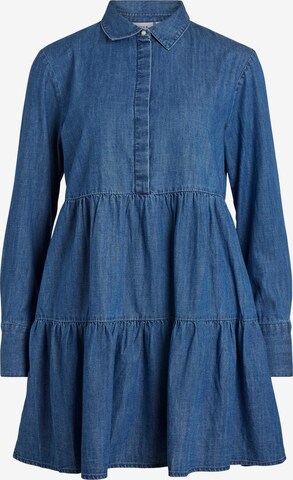 VILA Платье-рубашка 'BLANO' в Синий: спереди