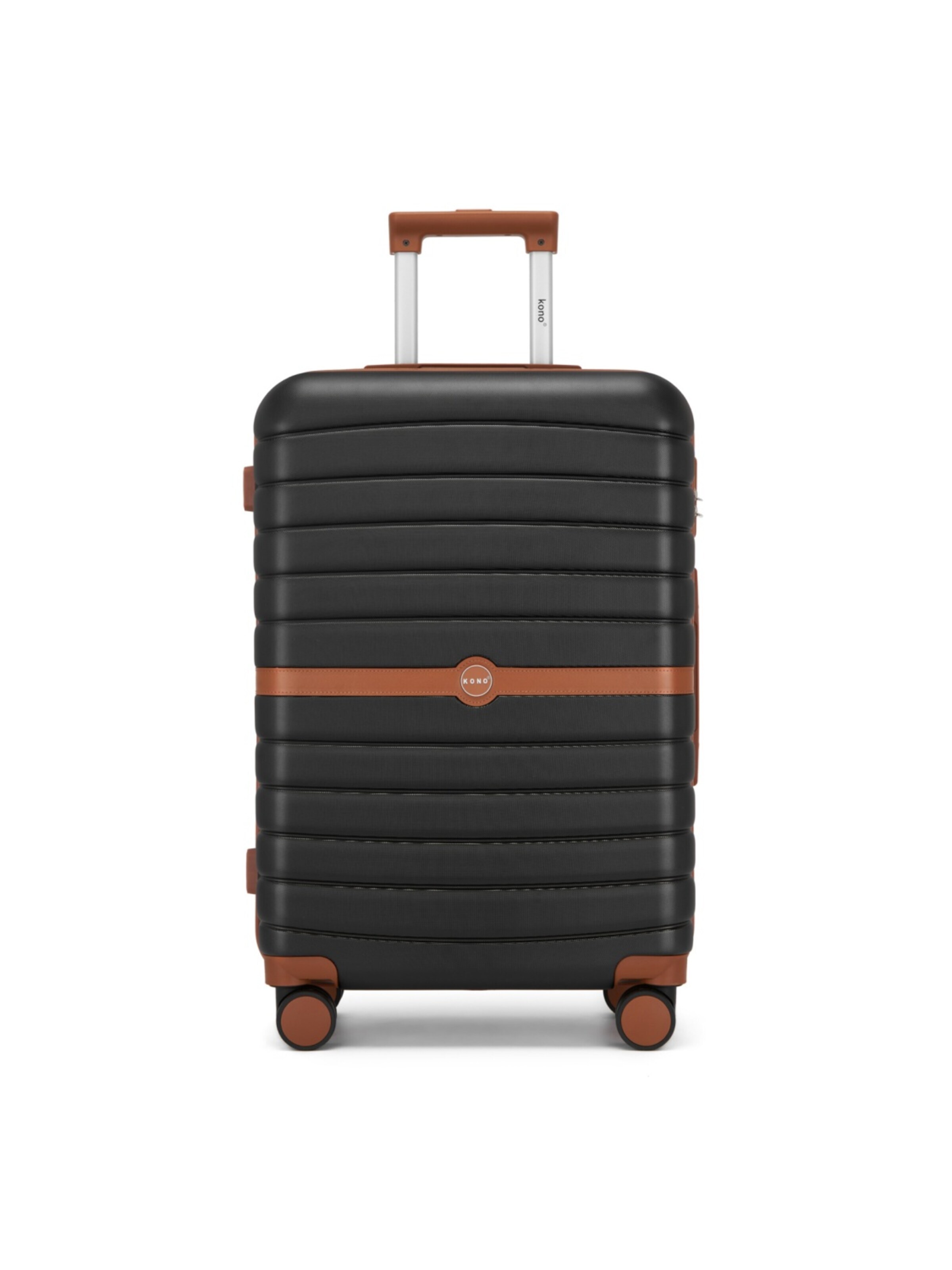 Kono Suitcase in Brown: front
