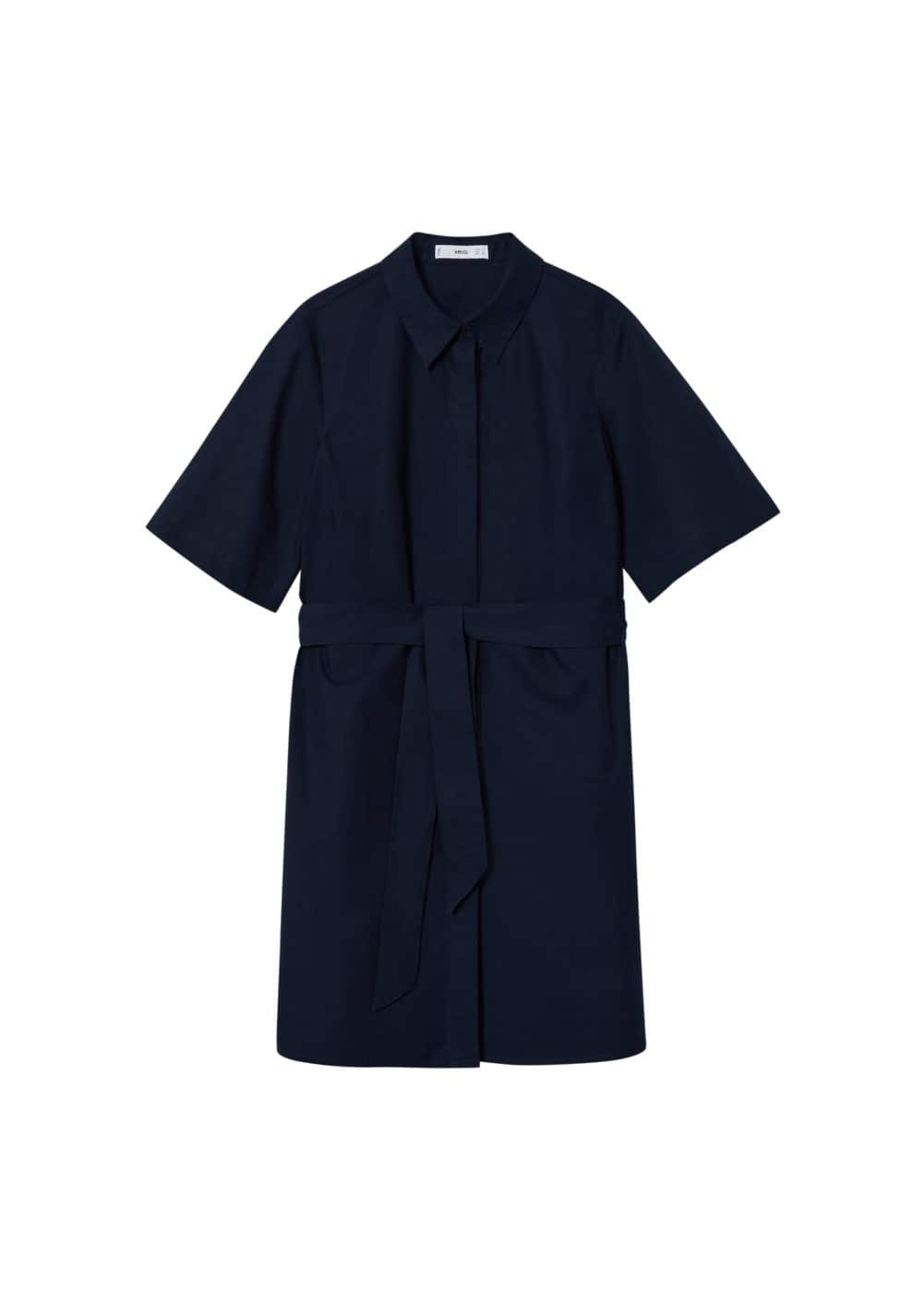 Frauen Kleider MANGO Blusenkleid 'Trini-h' in Nachtblau - LB32402 Frauen Kleider MANGO Blusenkleid 'Trini-h' in Nachtblau - LB32402