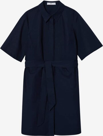 MANGO Shirt Dress 'Trini-h' in Blue: front