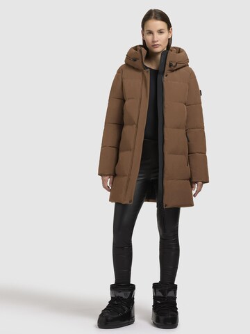 khujo Winterjacke 'Lola' in Braun