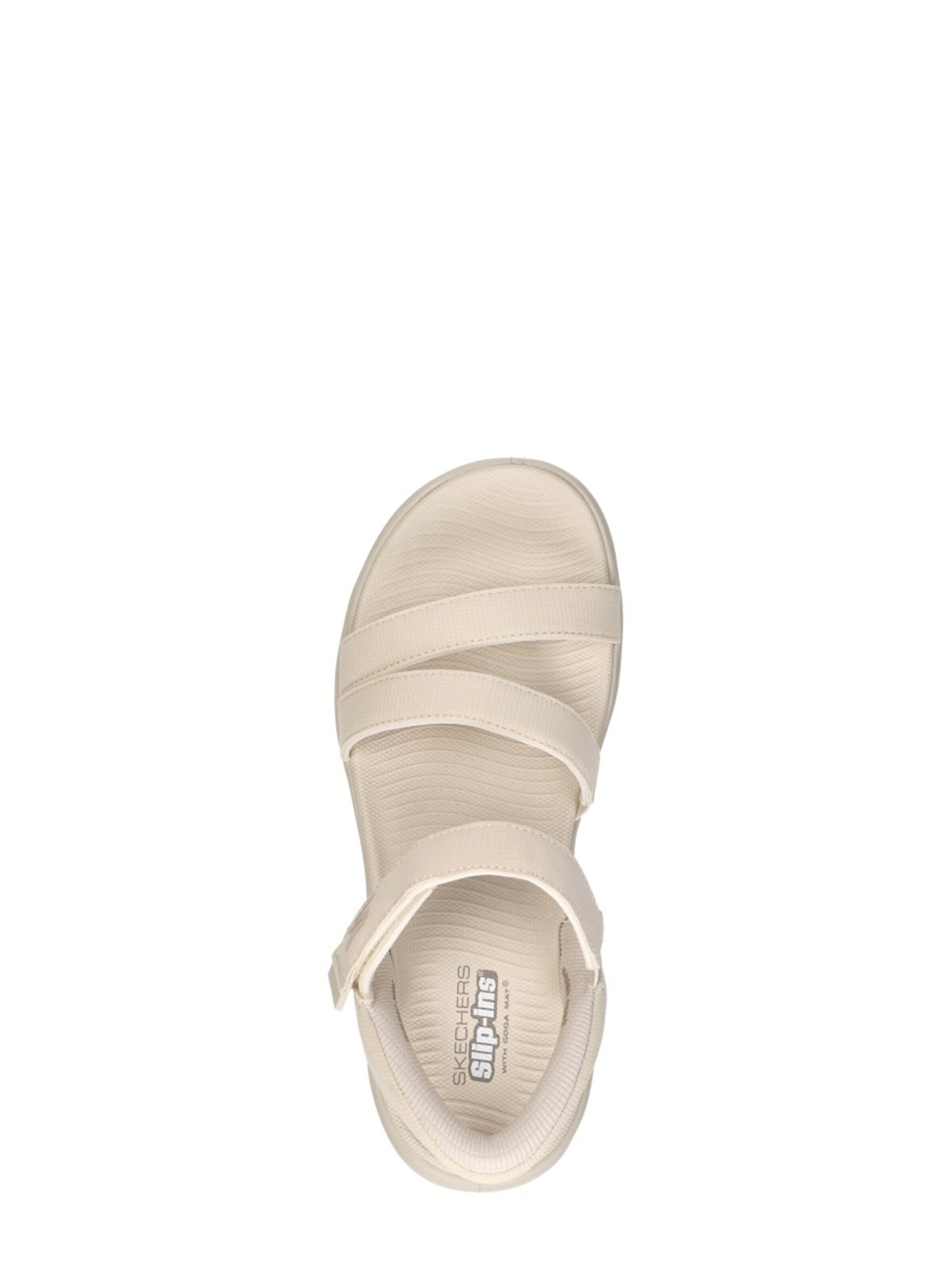 SKECHERS Sandal 'Slip-Ins: Go Walk Glide-Step' in Beige