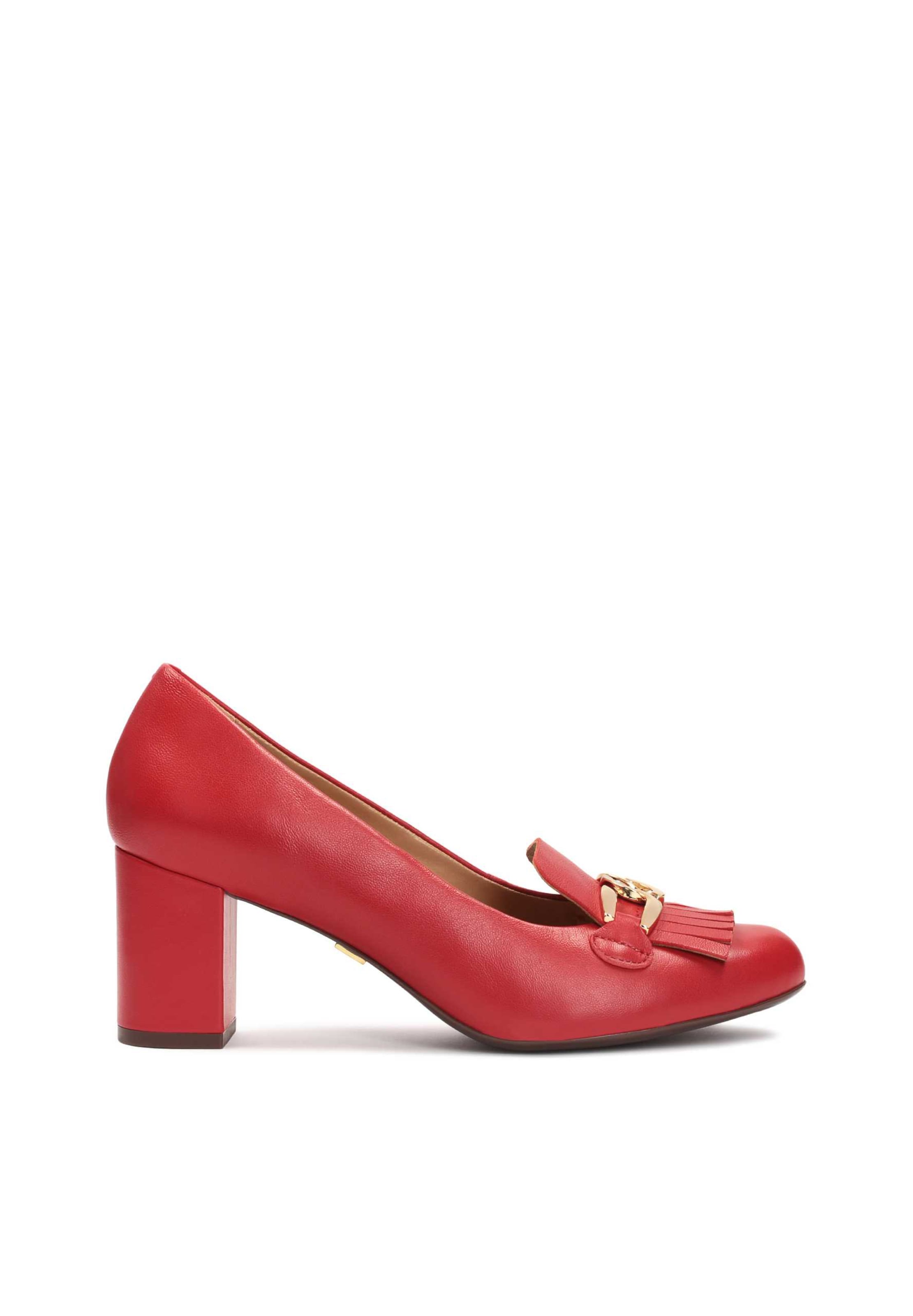 Kazar - Zapatos con plataforma en rojo