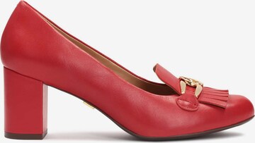 Kazar - Zapatos con plataforma en rojo