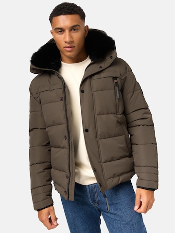 STONE HARBOUR Winterjacke 'Witaas' in Braun