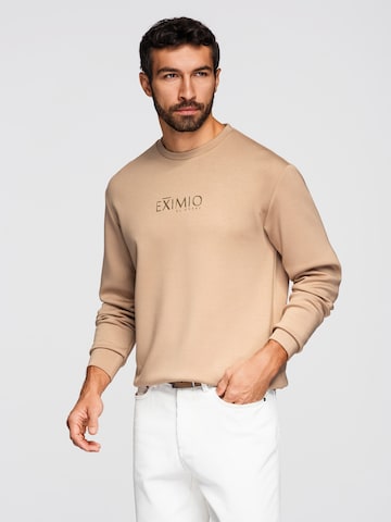 Ombre Sweatshirt 'Eximio' in Beige