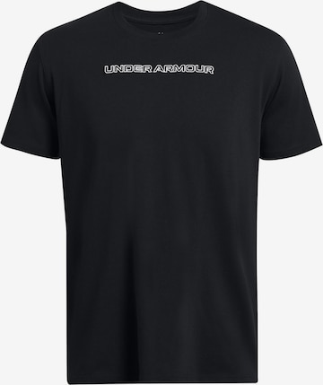 UNDER ARMOUR Funktionsshirt in Schwarz: predná strana