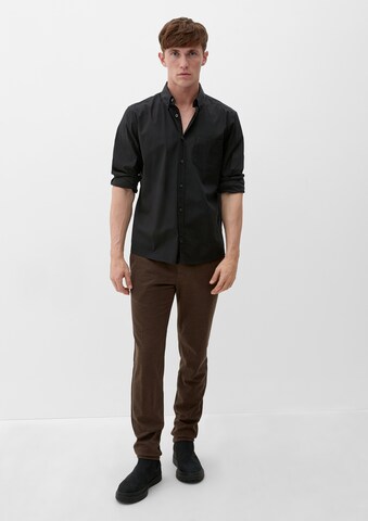 juoda s.Oliver Standartinis modelis Marškiniai