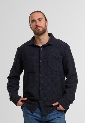 Fit confort Chemise 'Bravido' INDICODE JEANS en bleu : devant