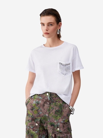 Top 'ECS MODA WA6372 JS923' di Liu Jo in beige: frontale
