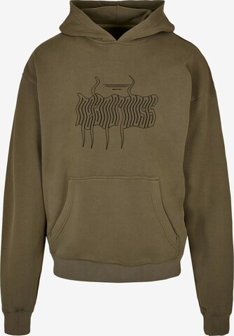 Sweat-shirt 'METAMORPHOSE' MJ Gonzales en vert : devant