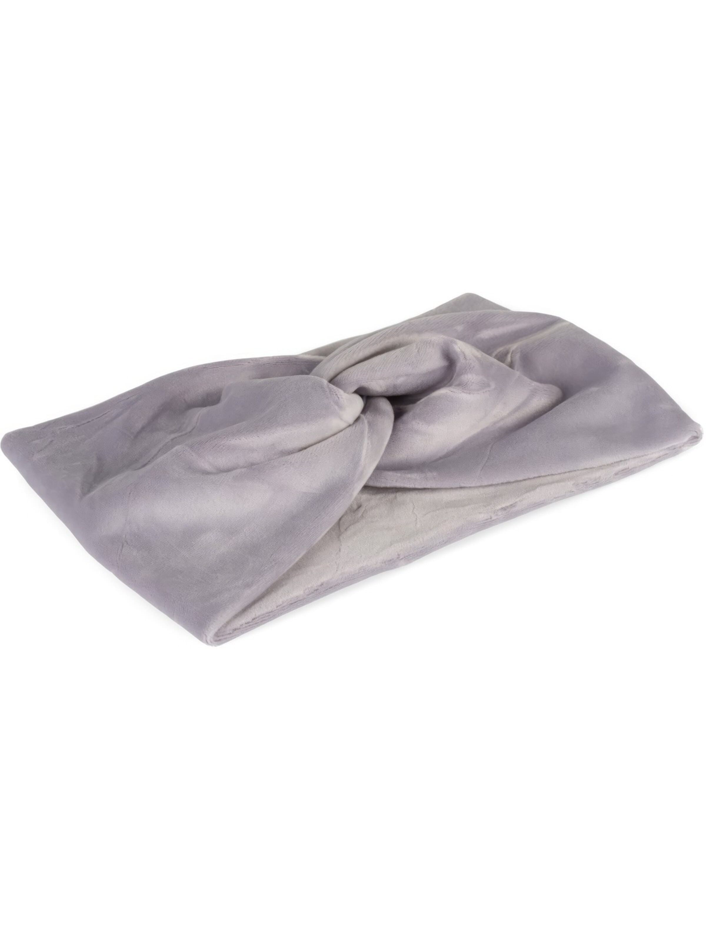 styleBREAKER Hair jewelry 'Samt Stirnband mit Twist Knoten' in Grey