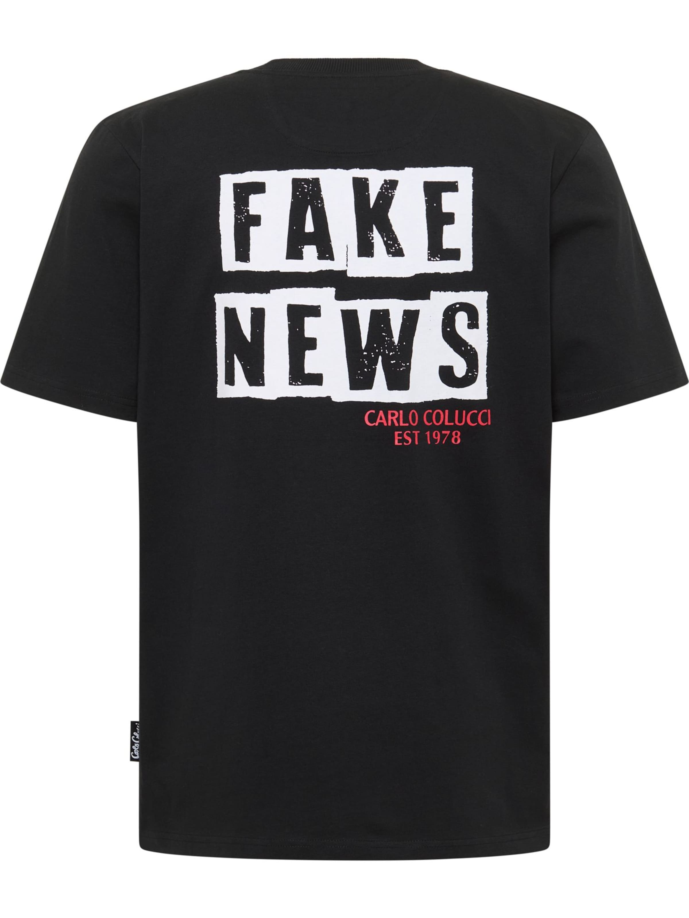 T-Shirt 'Faes' Carlo Colucci en noir