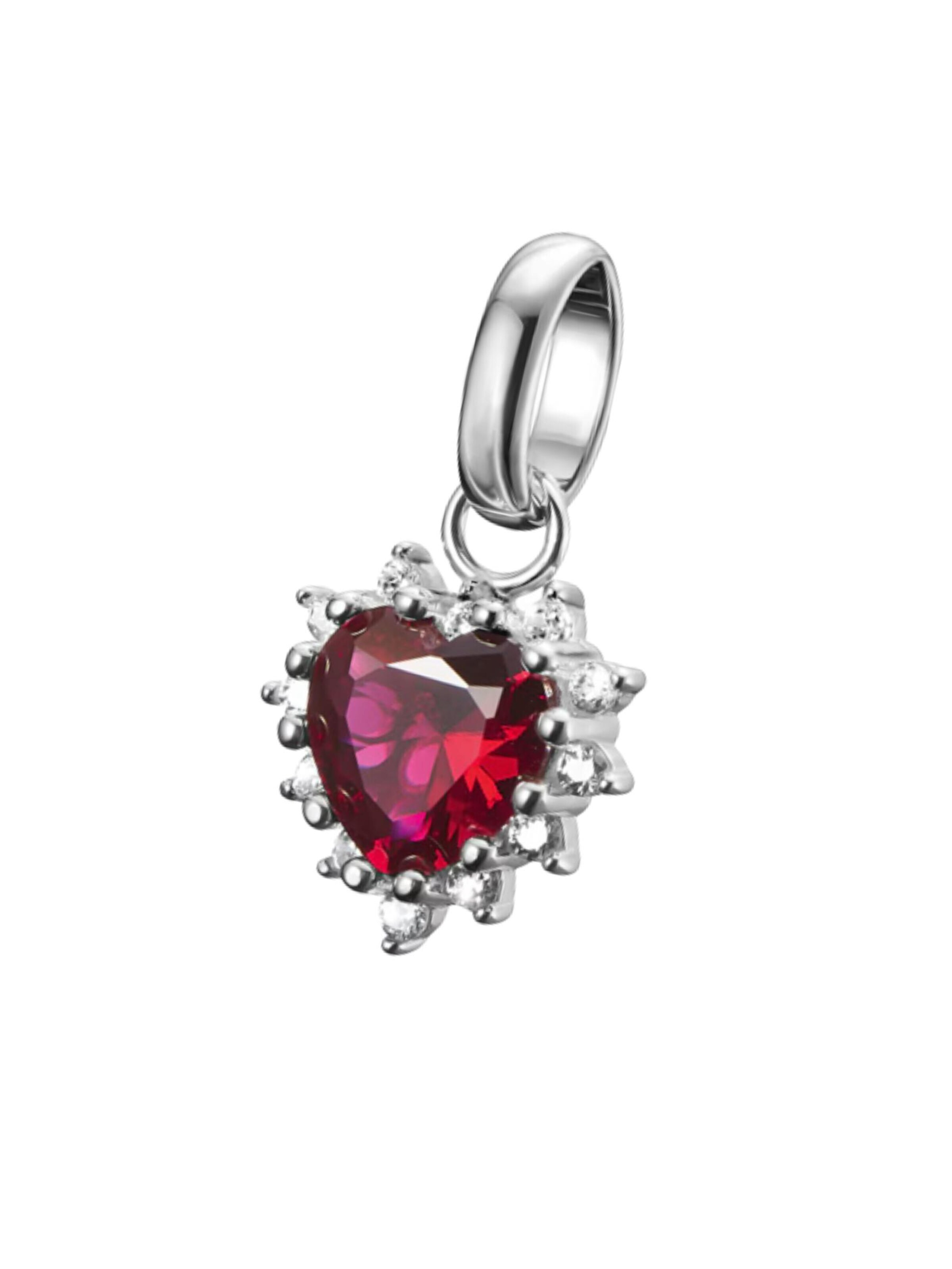 Pendentif 'Charm-Anhänger True Romance Rotes Herz' Thomas Sabo en argent