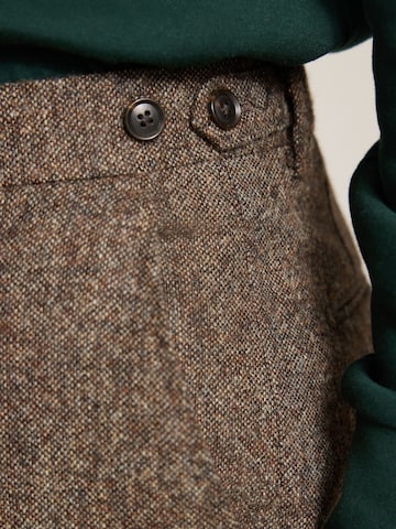 Next Regular Pantalon in Bruin