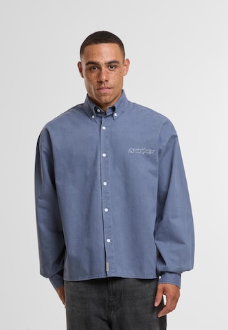 Fit confort Chemise 'Everyday' Another Cotton Lab en bleu : devant
